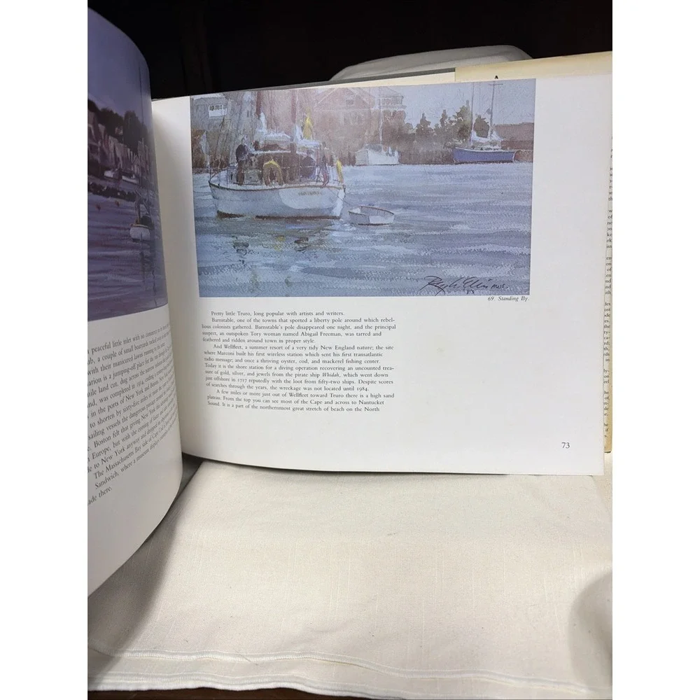 1st Ed NORTH by NORTHEAST Walter Cronkite ILLUSTRATED hard back book vtg DJ 1986